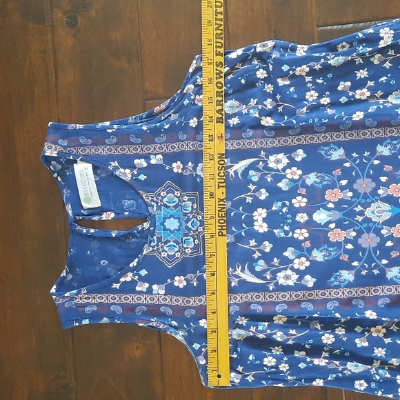 AVENTURA Navy Blue Dress with pockets - Picture 4 of 9